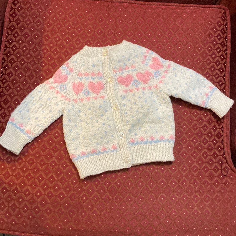 Baby sweater -hand knit